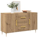 vidaXL Buffet chêne artisanal 100x36x60 cm bois d'ingénierie
