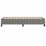 vidaXL Cadre de lit sans matelas gris foncé 80x200 cm tissu