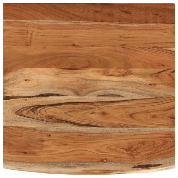 vidaXL Étagère murale 40x40x2 5cm carré massif acacia bordure assortie