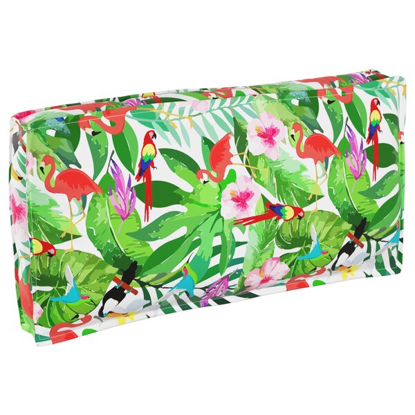 vidaXL Coussin de Palette Siège/Dossier Tropicale 120x60x12 cm en tissu Oxford