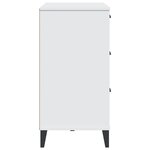 vidaXL Buffet VIKEN blanc 80x40x80 cm bois d'ingénierie