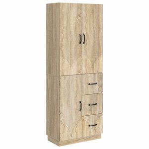 vidaXL Ensemble de Meubles 2 Pièces Chêne Sonoma Bois d'ingénierie