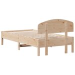vidaXL Cadre de lit sans matelas 90x190 cm bois de pin massif