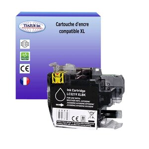 T3AZUR- Cartouche compatible avec Brother LC3217 / LC3219 XL Noire pour Brother MFC-J6930DW  MFC-J6935DW  MFC-J6935DWF
