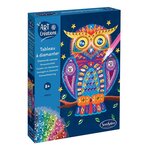 art et creations Tableau a diamanter Hibou