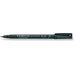 Marqueur permanent 'Lumocolor 318F' pointe fine noir x 10 STAEDTLER