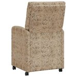 vidaXL Chaises de salle à manger 2 Pièces Gris clair 58 x 67 x 97 cm