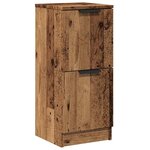 vidaXL Buffet vieux bois 30x30x70 cm bois d'ingénierie