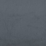 vidaXL Canapé 3 places avec oreillers gris foncé 180 cm velours