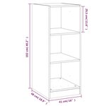 vidaXL Garde-robe chêne sonoma 48x41x102 cm bois d'ingénierie