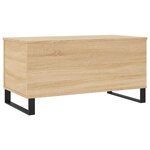 vidaXL Table basse Chêne sonoma 90x44 5x45 cm Bois d'ingénierie