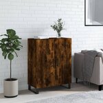 vidaXL Buffet chêne fumé 69 5x34x90 cm bois d'ingénierie