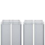 vidaXL Auvent latéral rétractable Anthracite 100 x 1000 cm