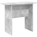 vidaXL Table console Gris béton 93 x 40 x 75 cm Bois d'ingénierie