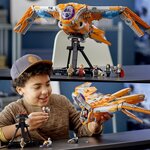 Lego 76193 marvel le vaisseau des gardiens de la galaxie  jouet avengers jeu de construction avec mini figurines thor & star-lord