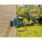 GARDENA Dévidoir automatique mural RollUp L 30 m liseret blanc