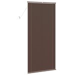 vidaXL Store Vénitien Réglable Marron foncé avec motif 213 x 90 cm PVC