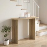 vidaXL Table console Chêne Sonoma 100 x 39 5 x 75 cm Bois d'ingénierie
