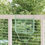 vidaXL Table Suspendue de Balcon Vert menthe 60 x 39 x 65 cm Acier