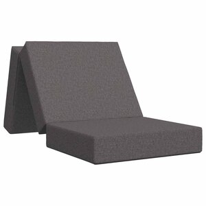 vidaXL Canapé-lit pliable 90 x 67 x 45 cm Gris clair