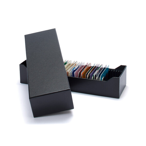 Boite de rangement Logik pour 40 coincards ou lingotins d'or en blister.