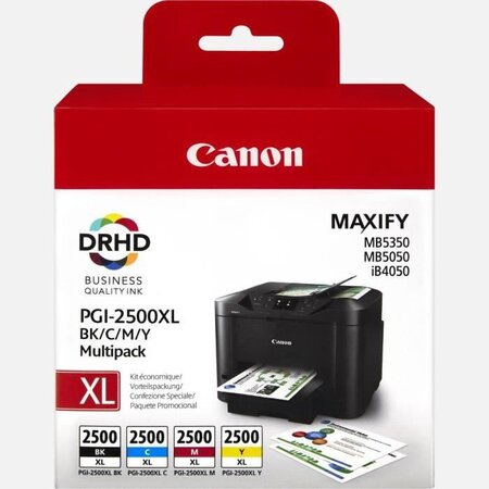 Canon cartouche pgi-2500xl - multipack (cyan  magenta  jaune  noir) - xl