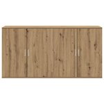 vidaXL Buffet 2 Pièces Chêne artisanal 79 x 38 x 80 cm Bois d'ingénierie