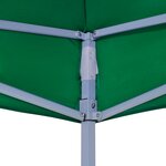 vidaXL Toit de tente de réception 4 5x3 m Vert 270 g/m²