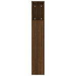 vidaXL Armoire de tête de lit Chêne marron 180x18 5x104 5 cm