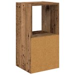 vidaXL Table de chevet 2 pc Bois ancien 30 5 x 27 x 59 5 cm