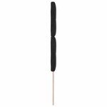 vidaXL Tête de lit LED avec bandes LED Noir 80 cm Velours