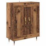 vidaXL Haut Armoire Bois Ancien 69 5 x 34 x 180 cm Bois d'ingénierie