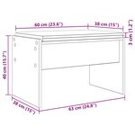 vidaXL Banc d'entrée avec coussin Blanc 63 x 38 x 40 cm