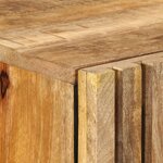 vidaXL Buffet haut 60x34x100 cm bois massif de manguier brut
