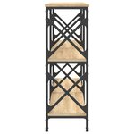 vidaXL Table console chêne sonoma 156x28x80 5 cm bois d'ingénierie