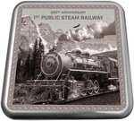 Pièce de monnaie en Argent 10 Dollars g 311 (10 oz) Millésime 2025 1ST PUBLIC STEAMRAILWAY