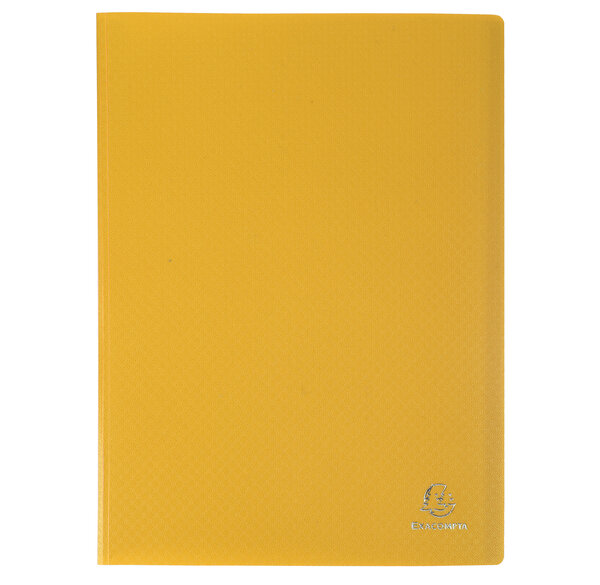Protège-documents En Polypropylène Souple Opak 40 Vues - A4 - Jaune - X 20 - Exacompta