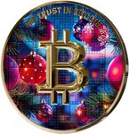 Pièce de monnaie en Argent 1000 Satoshi g Millésime 2025 CHRISTMAS