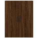 vidaXL Armoire murale chêne marron 69 5x34x90 cm