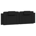 vidaXL Cadre de lit sans matelas noir 160x200 cm similicuir
