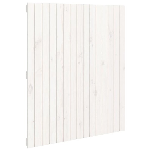 vidaXL Tête de lit murale Blanc 95 5x3x110 cm Bois massif de pin
