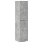 vidaXL Armoire d'apothicaire gris béton 40x41x174 5 cm bois ingénierie