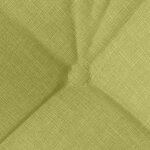 vidaXL Coussins de siège 4 Pièces Vert clair 45 x 45 x 12 cm tissu