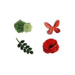 Moule en silicone 20x13 cm floral