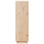 vidaXL Buffet haut 37x34x110 cm Bois massif de pin