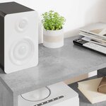 vidaXL Meuble TV Gris béton 60 x 30 x 40 cm Bois d'ingénierie