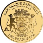 Pièce de monnaie en Or 1000 Francs g 0.031 (1/1000 oz) Millésime  EASTER CHICK 1/1000