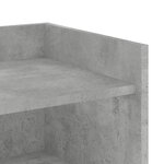 vidaXL Buffet gris béton 73 5x35x75 cm bois d'ingénierie