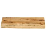 vidaXL Dessus de table 50x40x2 5 cm bord vif bois massif manguier brut