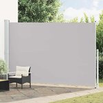 vidaXL Auvent latéral rétractable de patio 220x500 cm Gris